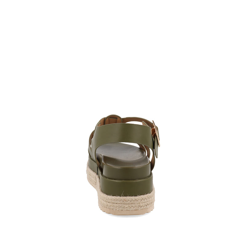 Sandalia Casual Trender color Verde para Mujer