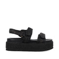 Sandalia Casual Trender color Negro para Mujer