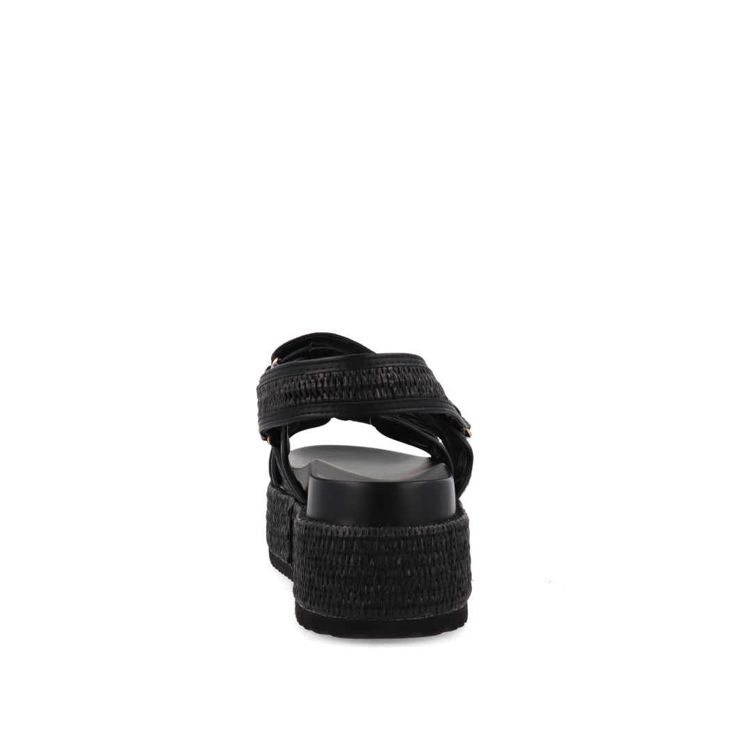 Sandalia Casual Trender color Negro para Mujer