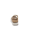 Sandalia Casual Trender color Plata para Mujer con Brillos