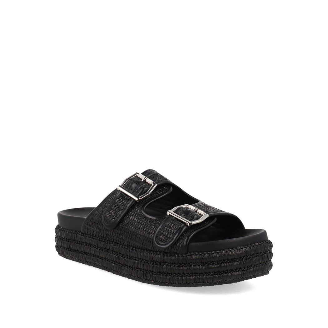 Sandalia Casual Trender color Negro para Mujer