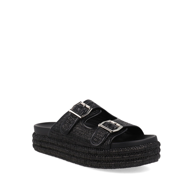 Sandalia Casual Trender color Negro para Mujer