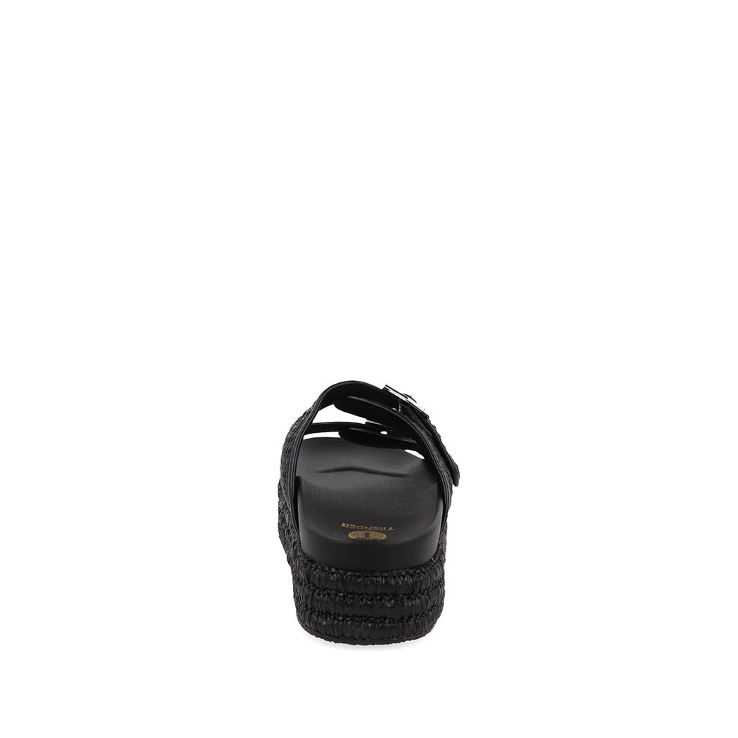 Sandalia Casual Trender color Negro para Mujer