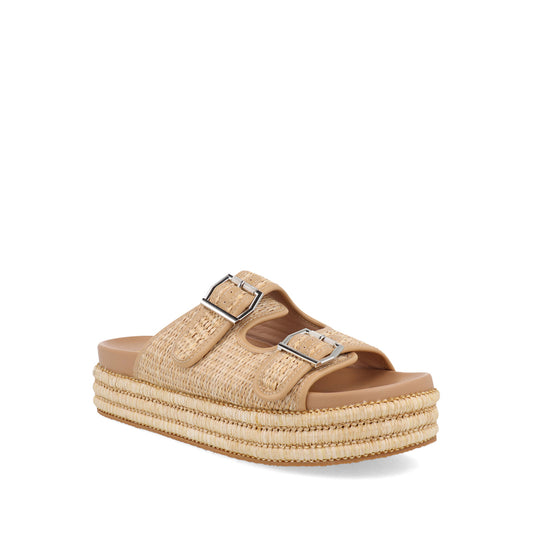 Sandalia Casual Trender color Beige para Mujer