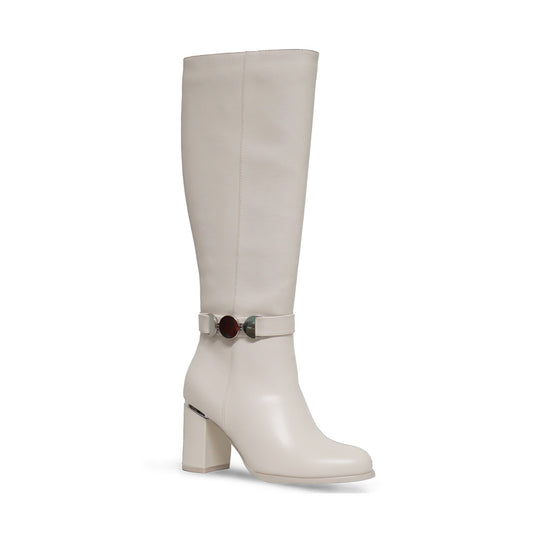 Bota de Vestir Trender color Latte para Mujer
