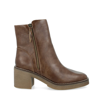 Botin Casual Trender color Cafe para Mujer