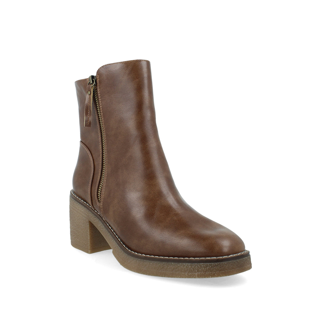 Botin Casual Trender color Cafe para Mujer