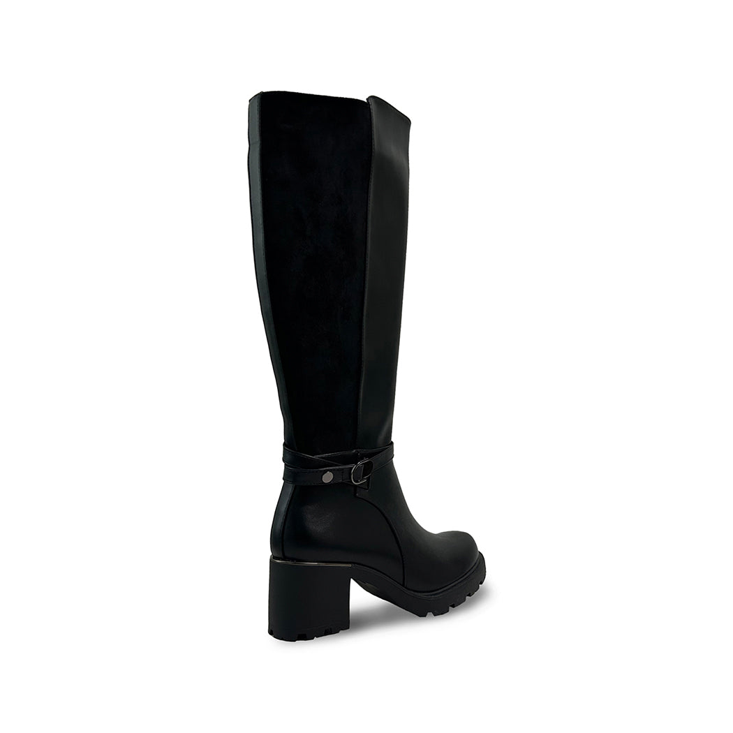 Bota Casual Trender color Negro para Mujer