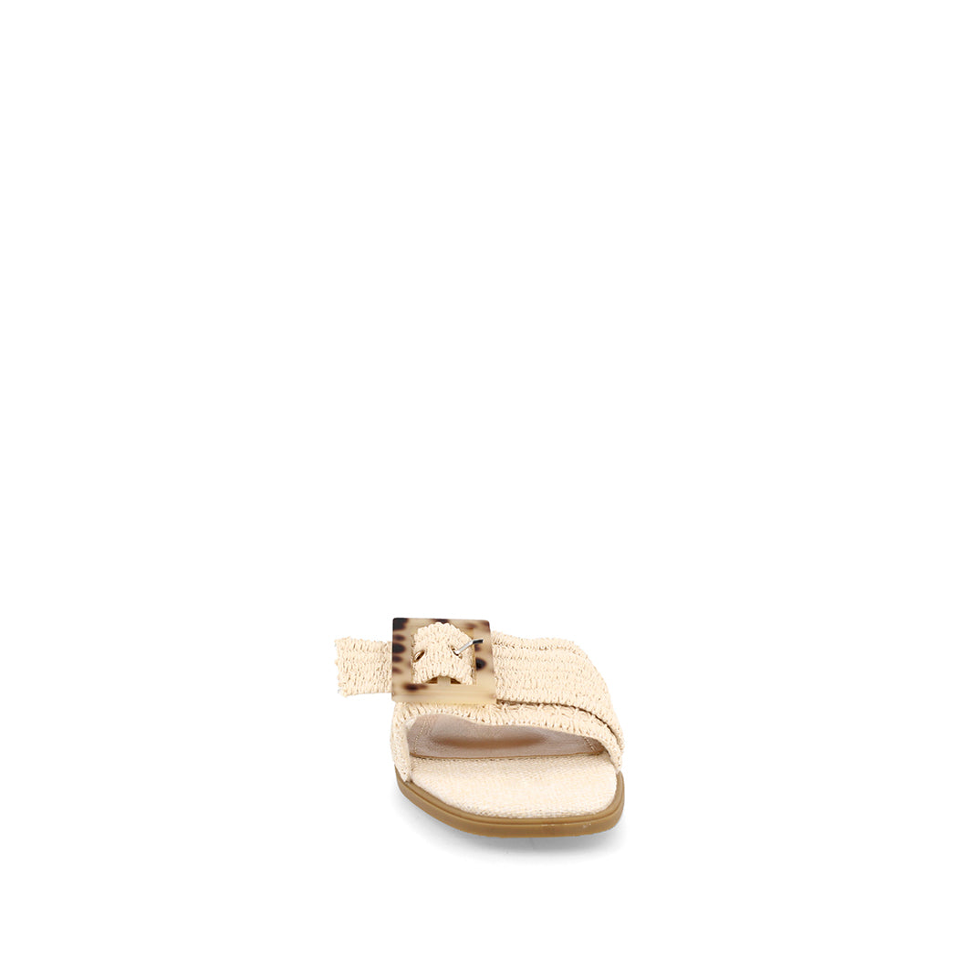 Sandalia Casual Trender color Latte para Mujer
