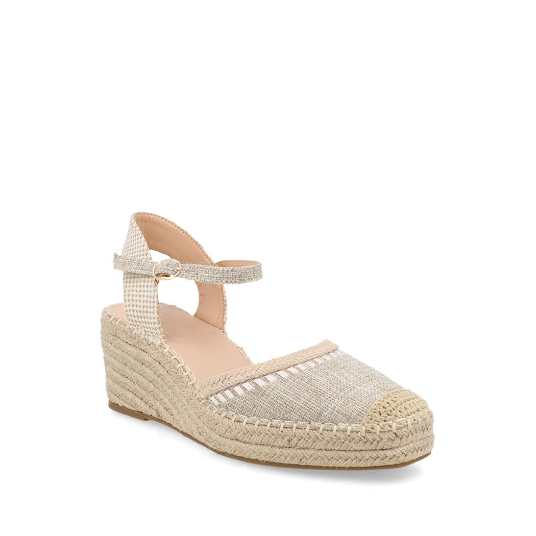 Sandalia Casual Trender color Beige para Mujer