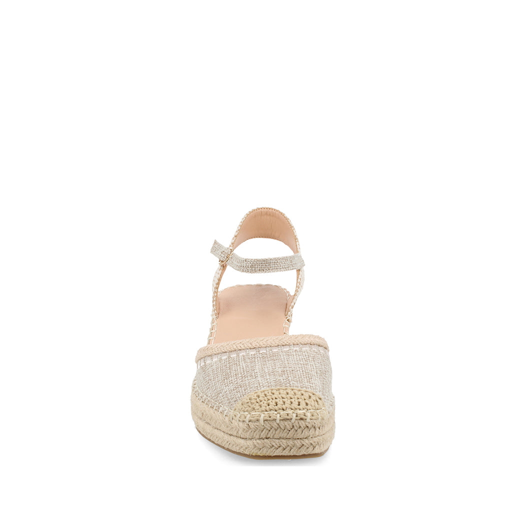 Sandalia Casual Trender color Beige para Mujer
