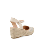 Sandalia Casual Trender color Beige para Mujer