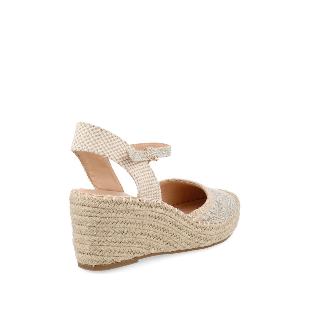 Sandalia Casual Trender color Beige para Mujer