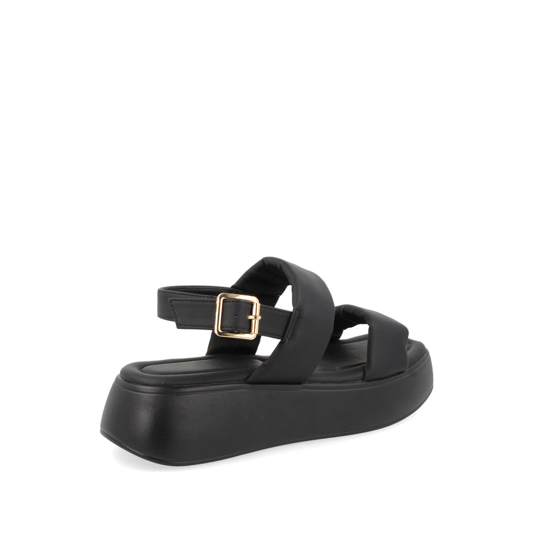 Sandalia Casual Trender color Negro para Mujer