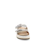 Sandalia Casual Trender color Plata para Mujer