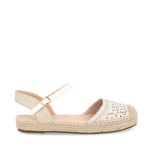 Alpargata Casual Trender color Latte para Mujer