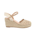 Sandalia Casual Trender color Beige para Mujer