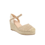 Sandalia Casual Trender color Beige para Mujer