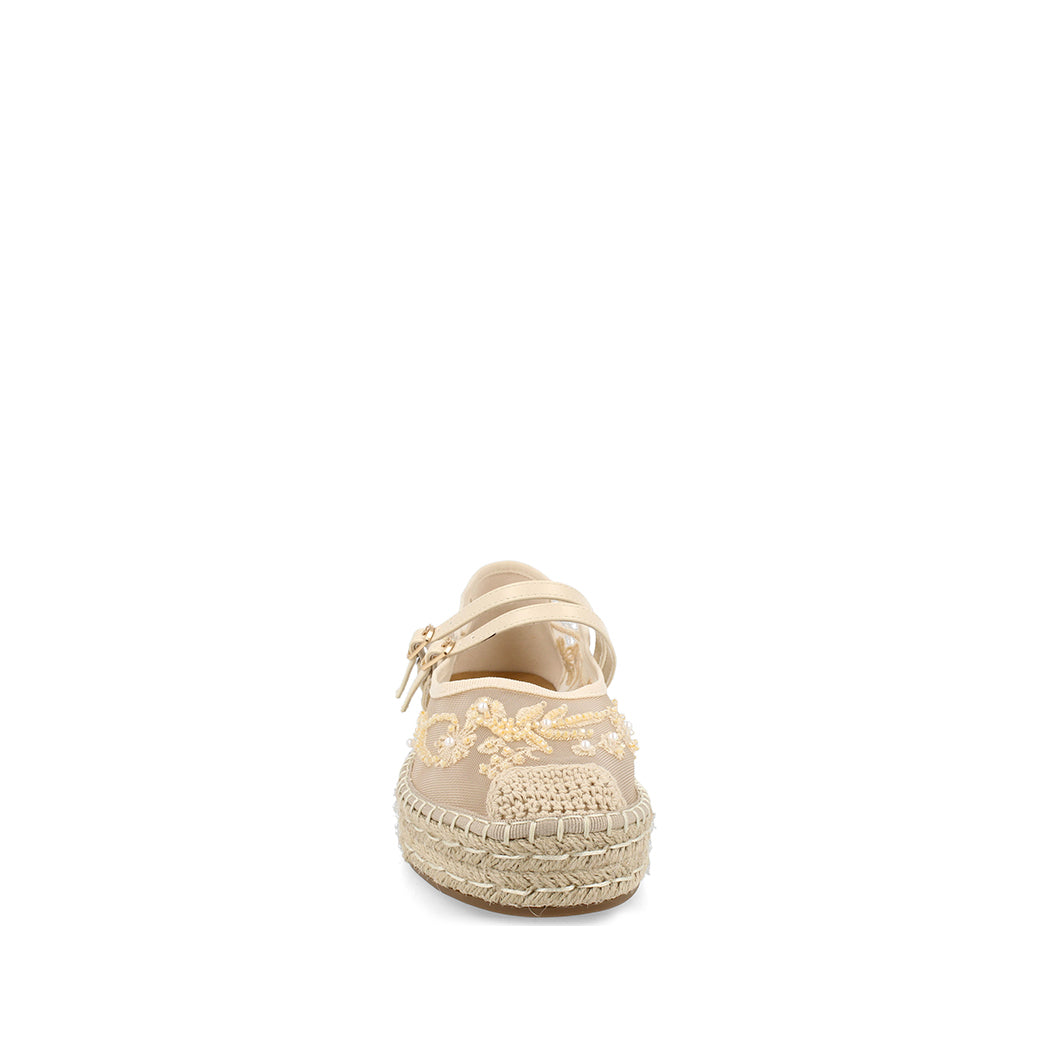 Alpargatas Casual Trender color Beige para Mujer
