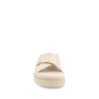 Sandalia Casual Trender color Arena para Mujer