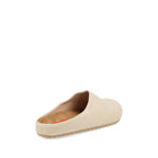 Zuecos Casual Trender color Arena para Mujer