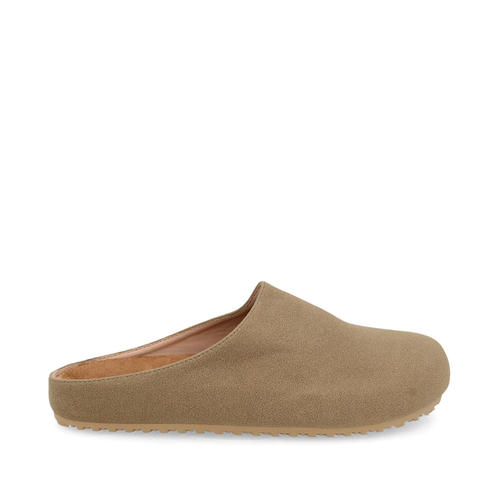 Zuecos Casual Trender color Taupe para Mujer