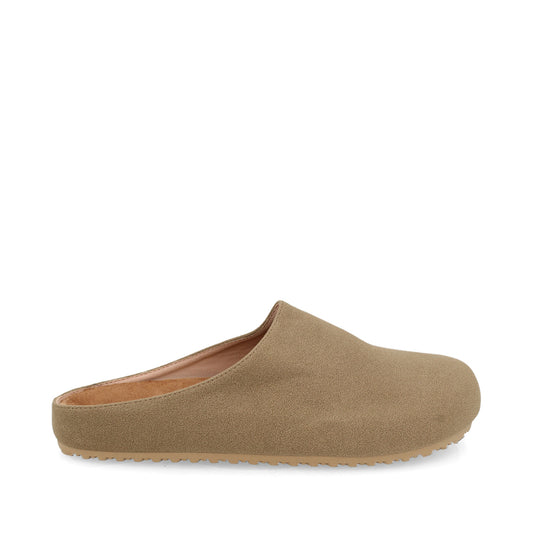 Zuecos Casual Trender color Taupe para Mujer