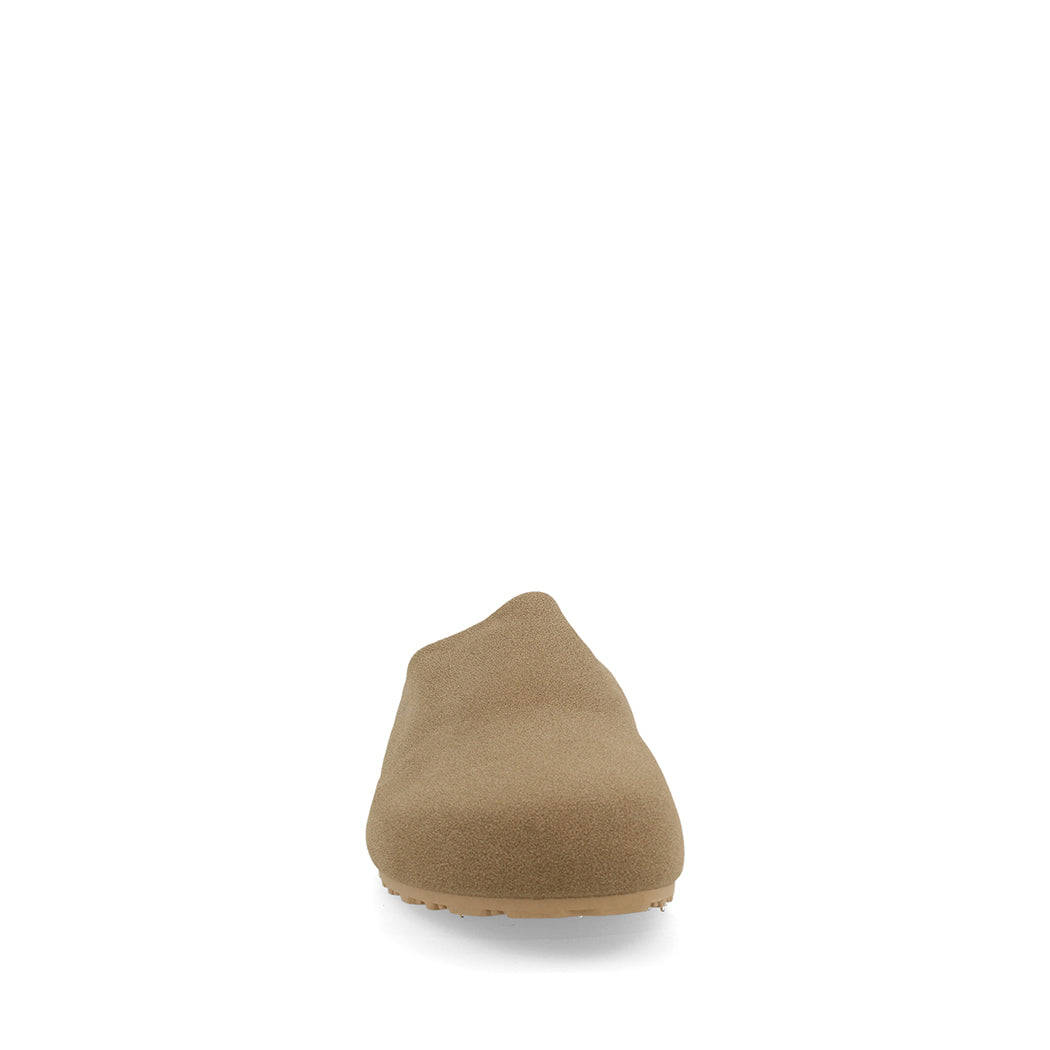 Zuecos Casual Trender color Taupe para Mujer