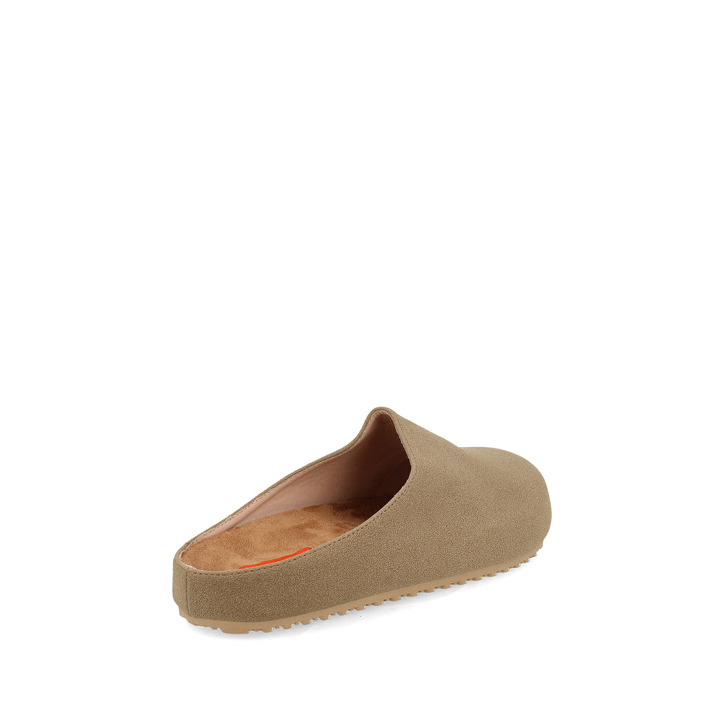 Zuecos Casual Trender color Taupe para Mujer