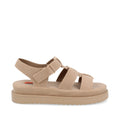 Sandalia Casual Trender color Taupe para Mujer
