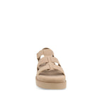 Sandalia Casual Trender color Taupe para Mujer
