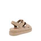 Sandalia Casual Trender color Taupe para Mujer
