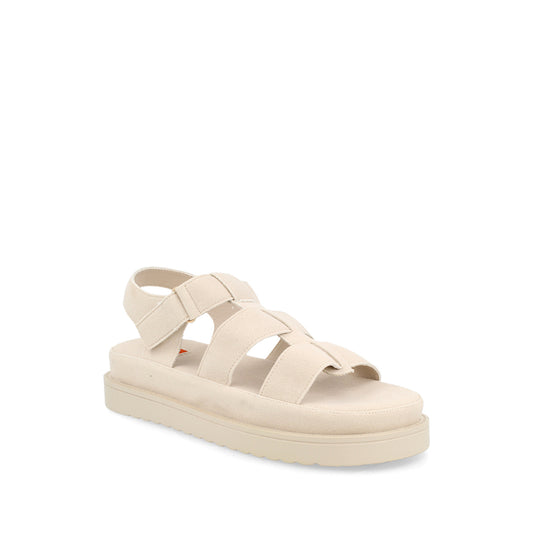 Sandalia Casual Trender color Arena para Mujer