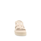 Sandalia Casual Trender color Arena para Mujer