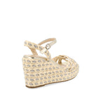 Sandalia Casual Trender color Latte para Mujer