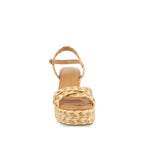 Sandalia Casual Trender color Camel para Mujer