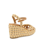 Sandalia Casual Trender color Camel para Mujer
