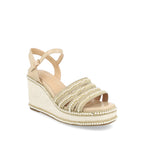 Sandalia Casual Trender color Latte para Mujer