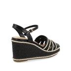 Sandalia Casual Trender color Negro para Mujer
