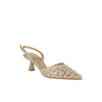 Zapatilla de Vestir Trender color Oro para Mujer