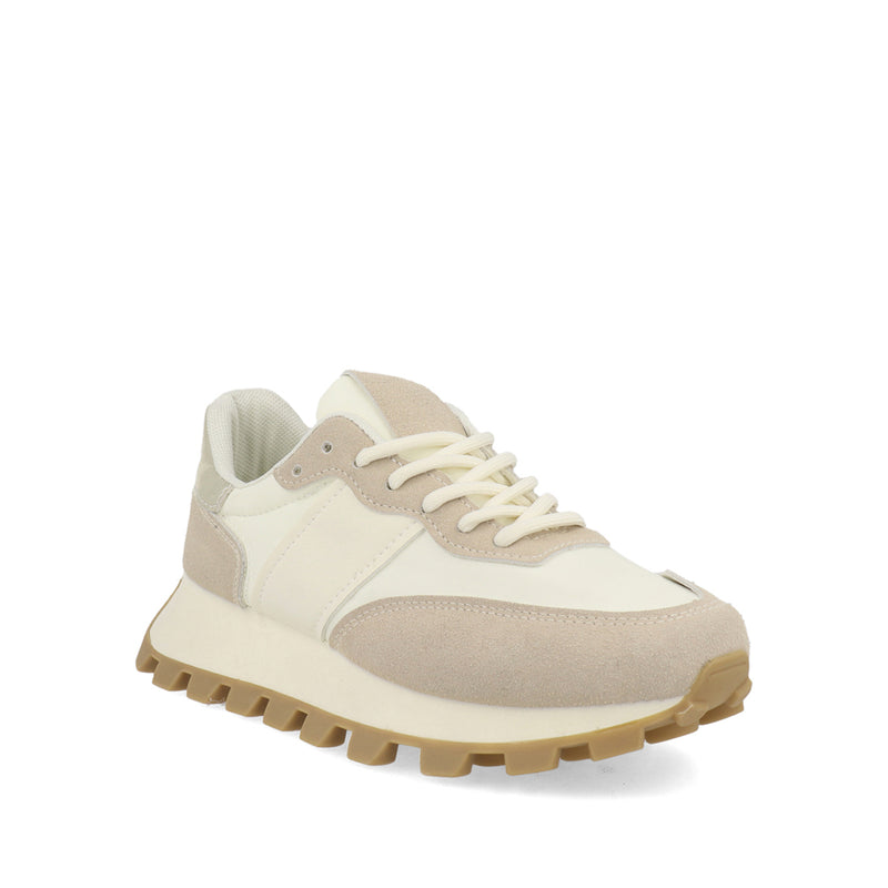 Tenis Casual Xberlin color Latte para Mujer