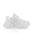 Tenis Urbano Trender color Plata para Mujer con Brillos