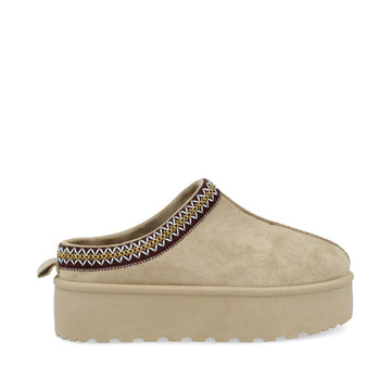 Pantufla Casual Trender color Khaki para Mujer