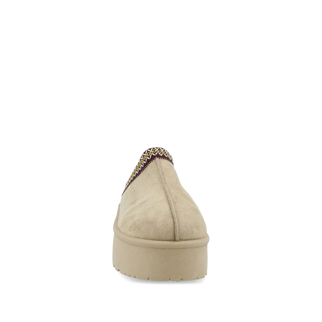 Pantufla Casual Trender color Khaki para Mujer