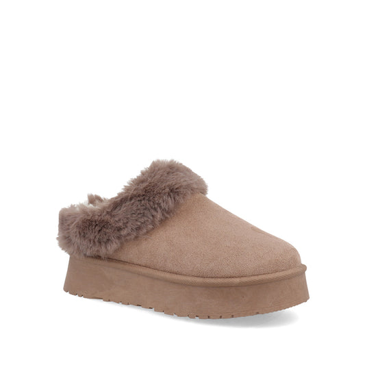Pantufla Casual Trender color Khaki para Mujer