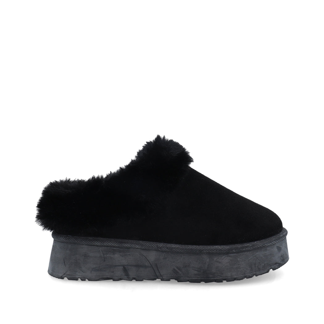 Pantufla Casual Trender color Negro para Mujer
