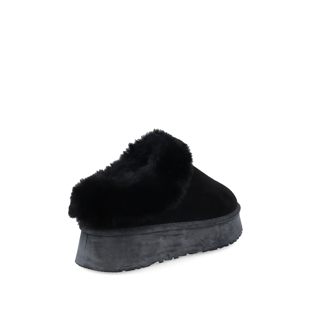 Pantufla Casual Trender color Negro para Mujer