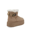 Botin Casual Trender color Khaki para Mujer