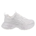 Tenis Urbano Trender color Blanco con brillos para Mujer