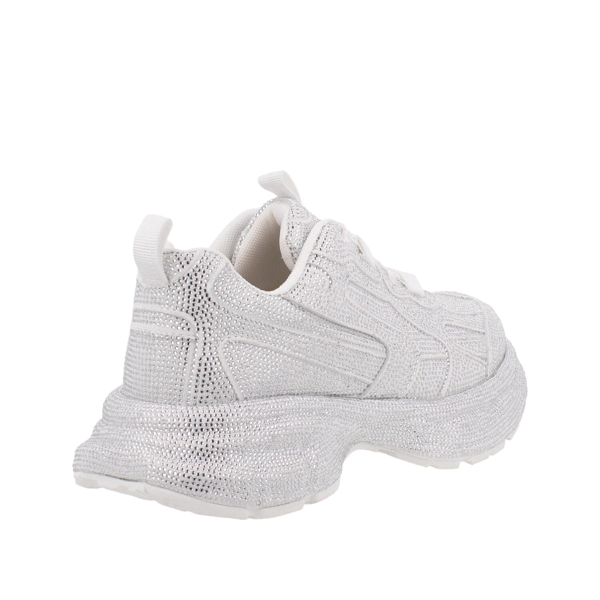 Tenis Urbano Trender color Blanco con brillos para Mujer
